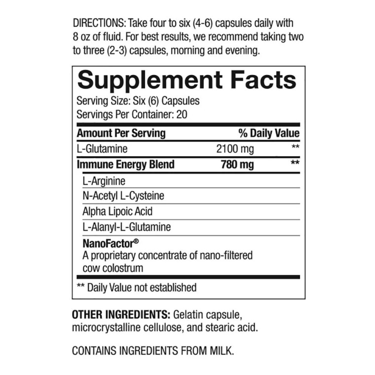 Supplement-facts-Glutamine-Prime-